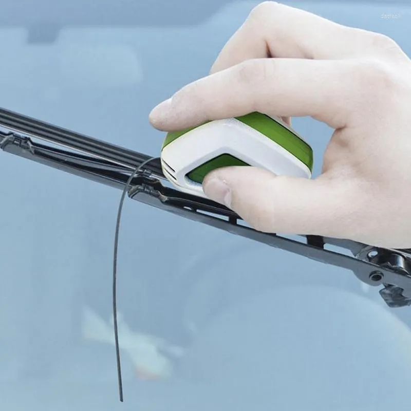 Biltvättlösningar torkar reparationsverktyg vindrutan bladskärare vindrutan gummi återkommande trimmer/restauratör TSLM1 med rengöringssvamp