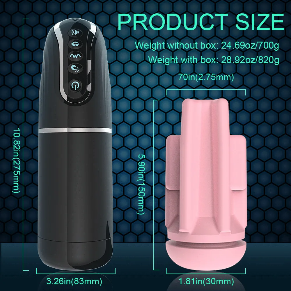 Automatic Masturbator For Men Sucking And Vibrating Sex Toy_voghion.com