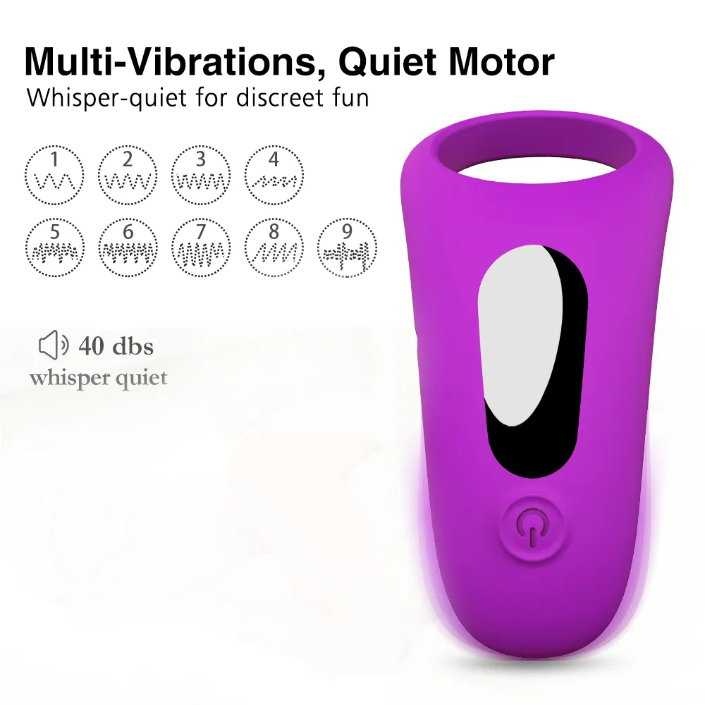 Vibrators Draadloze Afstandsbediening Voor Man Mouw Ring Vertragingstijd G-spot Clitoris Stimulator Volwassen Speelgoed voor Cou_voghion.com