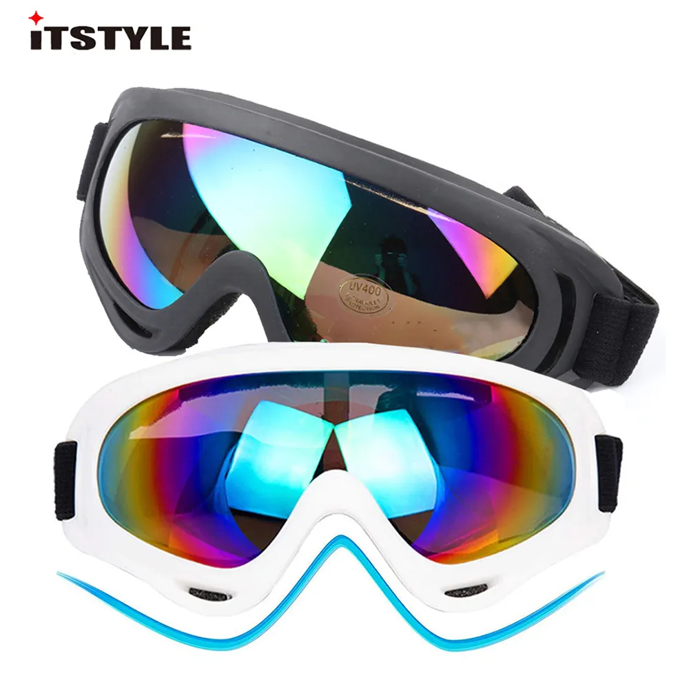 Ski Goggles Color Professional Snow Winder -защита x400 UV ProtectionOour Sports Antifog Antifog Ocless Snowboard Skate 221130