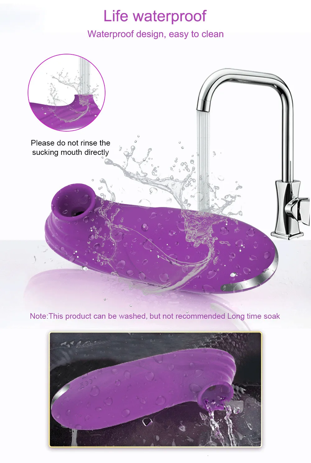 Klitoris sugvibrator för kvinnor vakuumstimulator_voghion.com