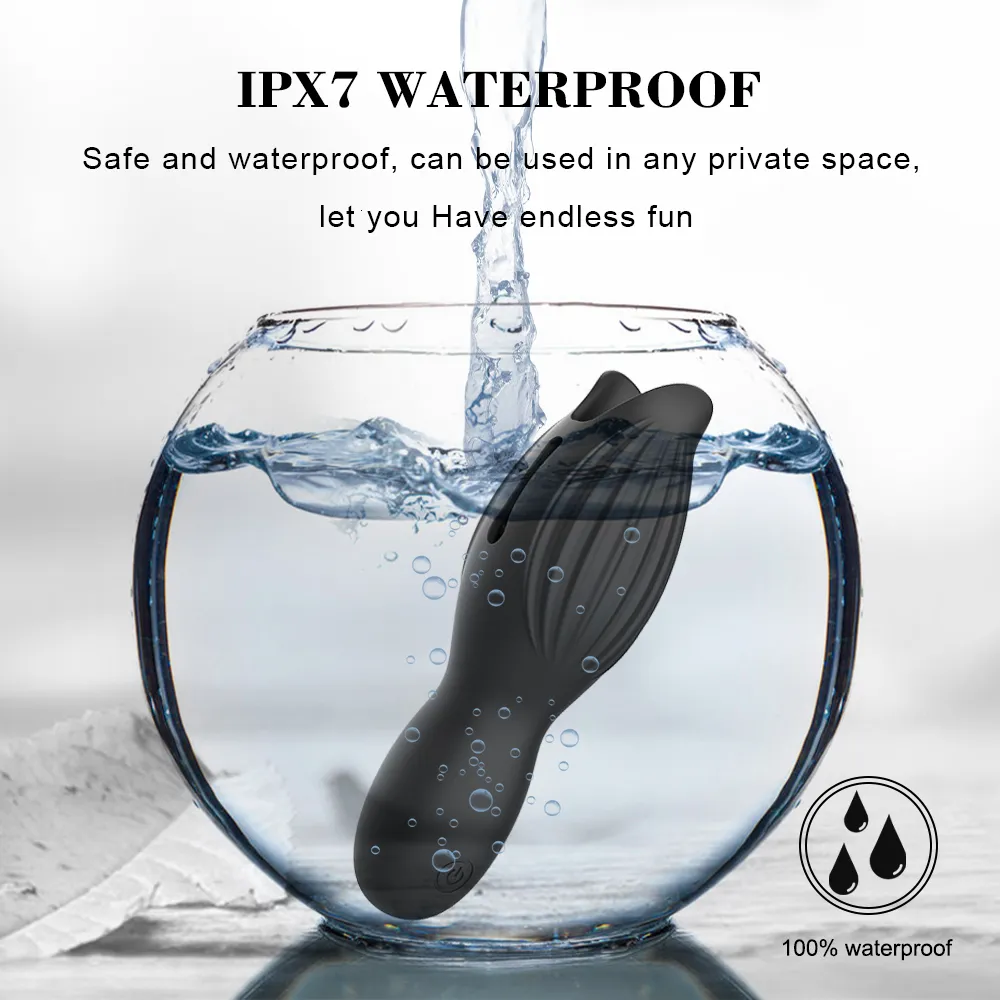 Masturbatori Automatico Masturbatore maschile Coppa Nero 10 Velocità Vibratore Ritardo Trainer Massaggiatore Glande Stimolare 18_voghion.com