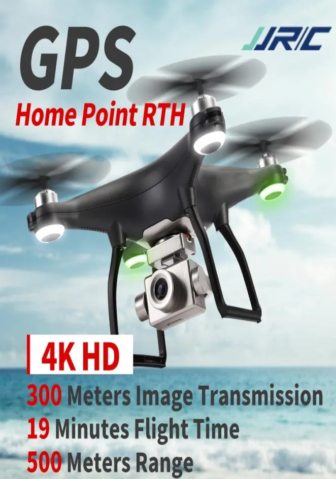 JJRC X13 4K HD 2AXIS Zelfstabilisatie Gimbal Camera 5G WiFi Drone Positie Borstelloze motorbaan Vlucht Auto Volg Quadc5811885