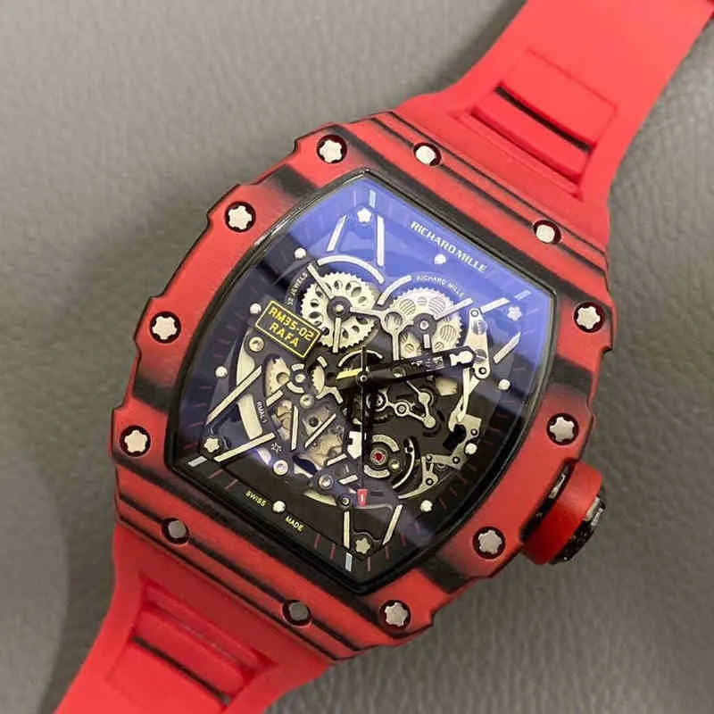 Дизайнерские роскошные мужские механические часы Richrd Mileres Cabbage Series Tourbillon, цена Rm3501, ограниченная серия, швейцарские наручные часы с механизмом, оригинальный wat