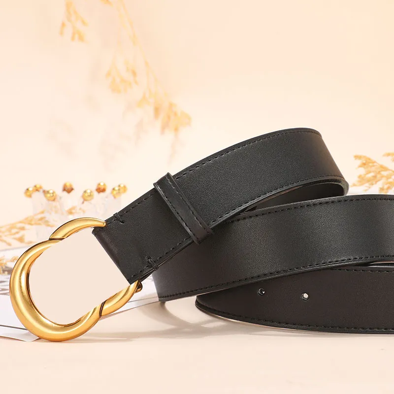 Designer Belts For Men Sale Premium Cowhide Leather Waist Belt - Main Image