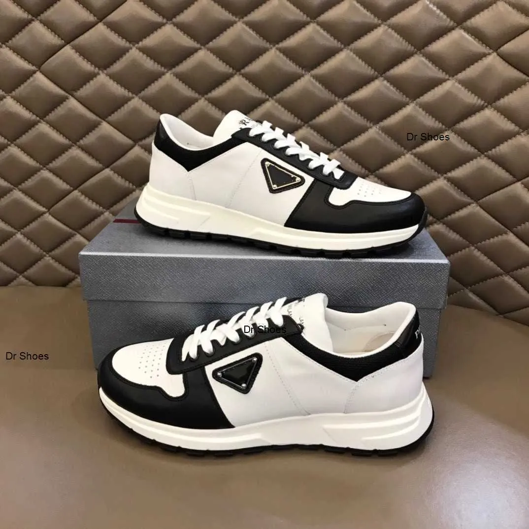 Sneakers Shoes Runner Treinner Treinner Men Rylon Technical Fabric Casual Walking Covenced Leg Lug Sole Triangle Party Wedding Sporty Spirit