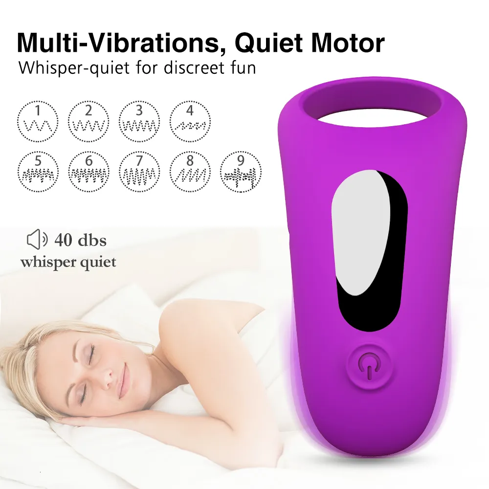 Vibrators Draadloze Afstandsbediening Voor Man Mouw Ring Vertragingstijd G-spot Clitoris Stimulator Volwassen Speelgoed voor Cou_voghion.com