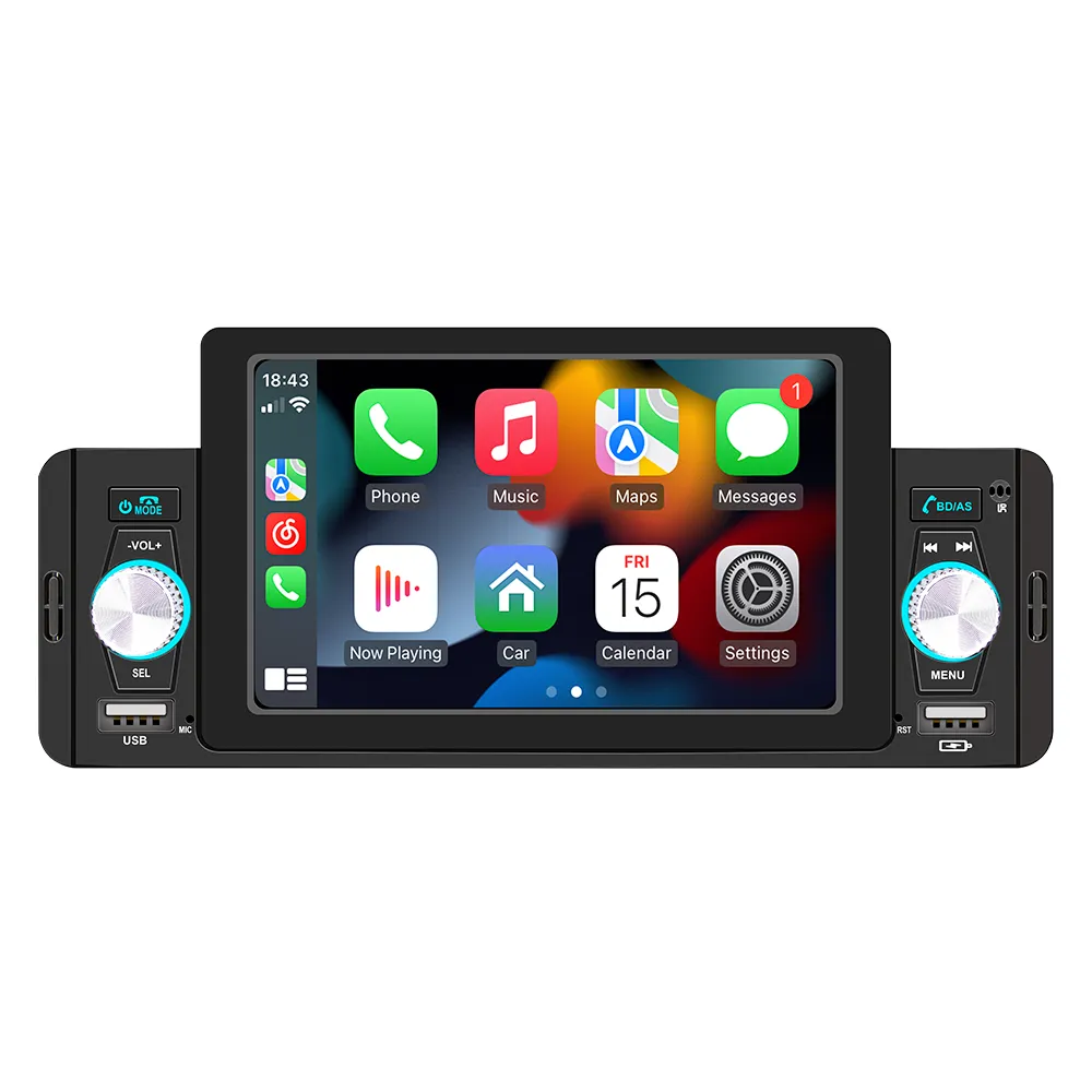 7 Inch Universal Wireless Carplay Android Auto Car Radio for- MP5 Autoradio  Player 