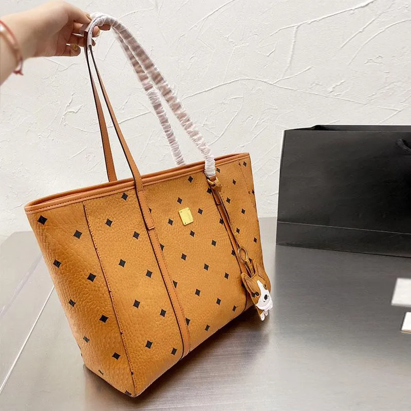 Fashion Tote boodschappentassen voor vrouwen grote capaciteit luxe handtas klassieke lederen brief bedrukte moeder schoudertas designer winkelt zak vrouwelijk werk handtassen groothandel