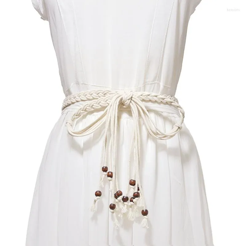 ベルトベルトドレス装飾ウエスト女性ロープファッションストラップスリムタッセルノットチェーンアクセサリー