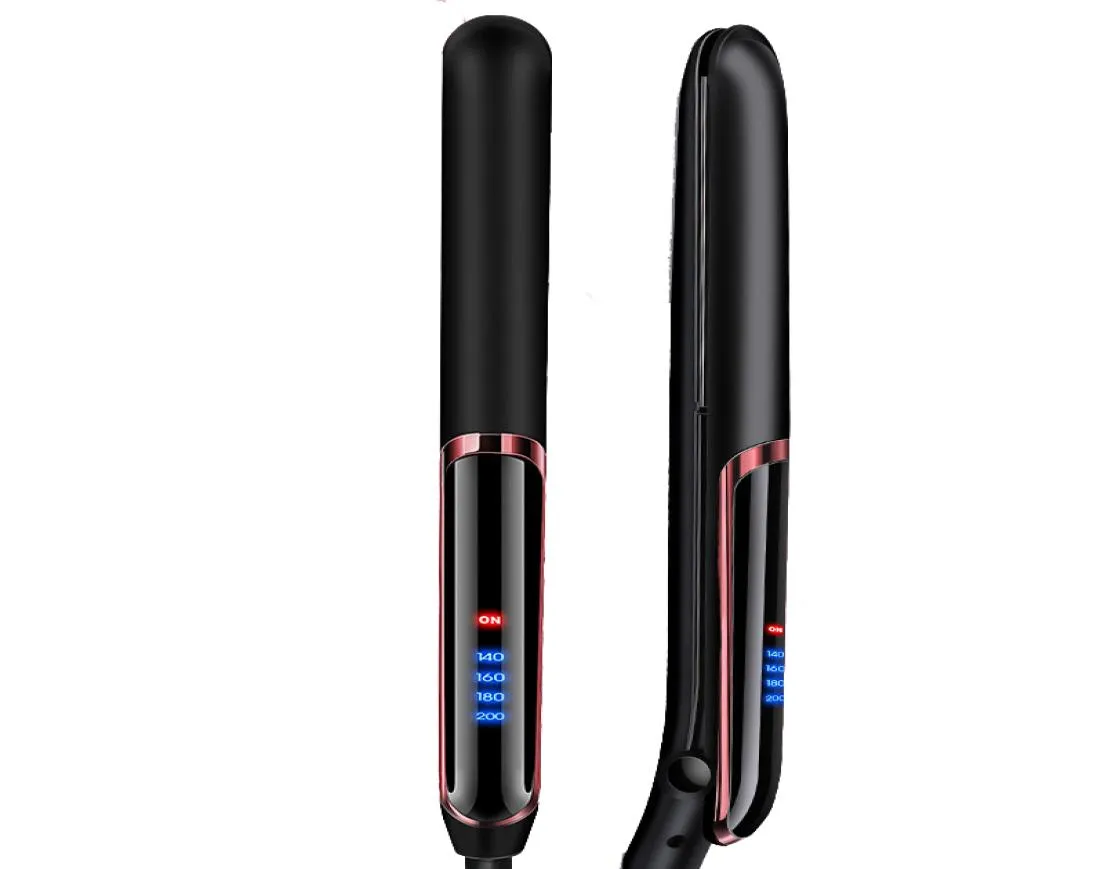 2 In 1 Hair Curlers Straighters Irons Dry and Wet FourSpeed Hair Styling Tools PTC heater Hair Curling Straightening