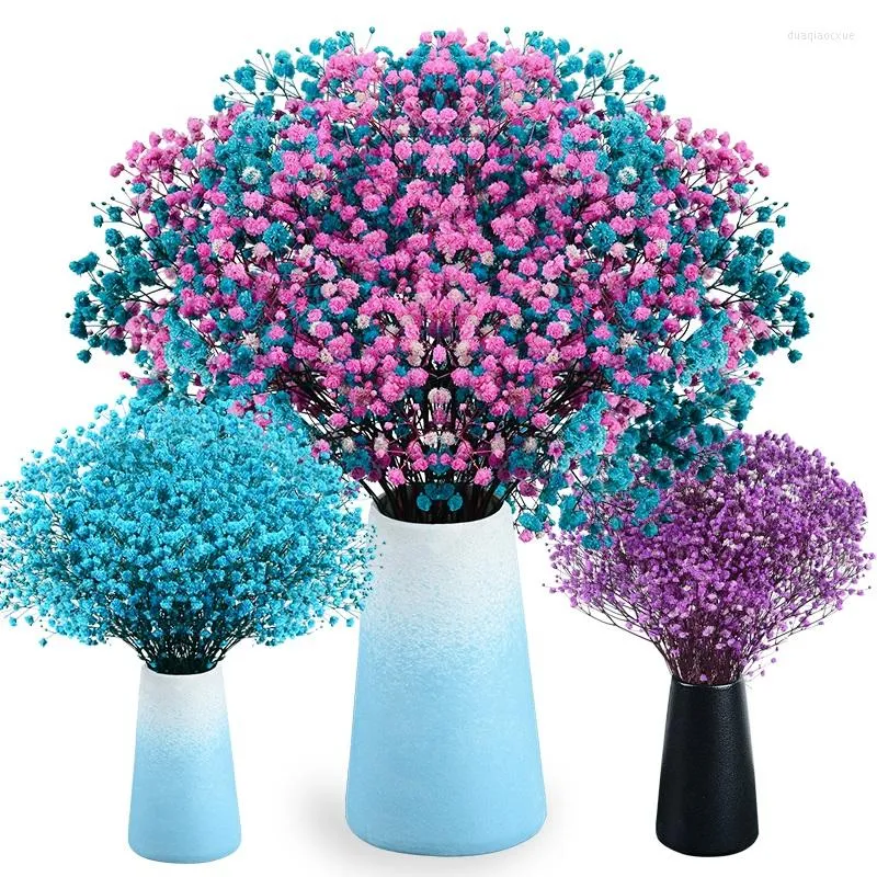 Decoratieve bloemen 80G Dekoratie Natuurlijk vers gedroogd Gypsophila paniculata baby's adembloemboeketten Decoratie Home