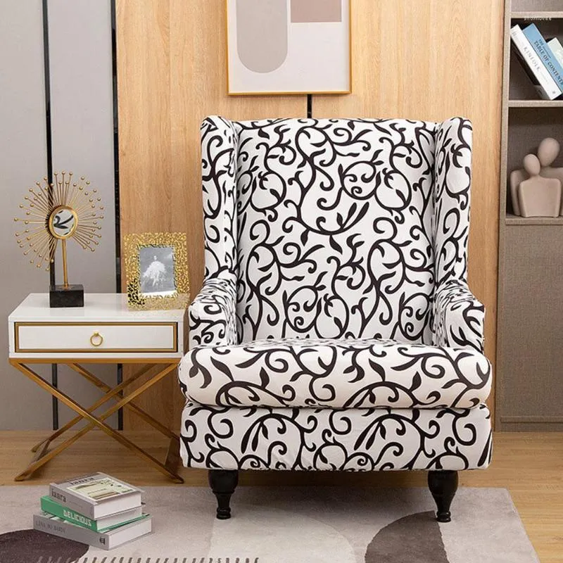 Chair Covers Modern Print Recliner Washable Stretch Sofa Cover With Pocket Non-slip Furniture Protector Armchair