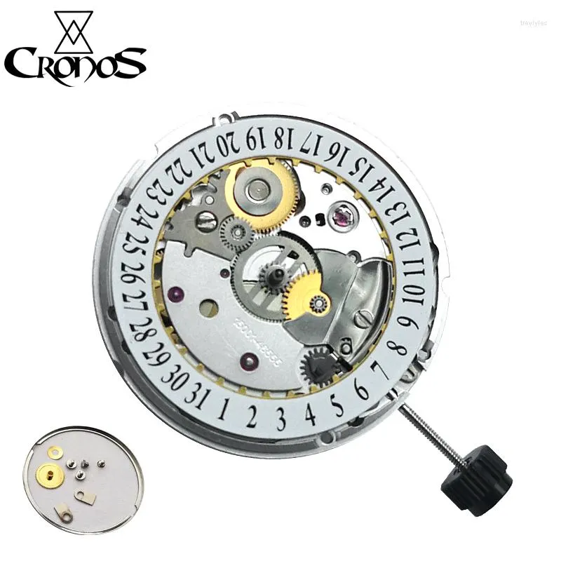 Kit di riparazione orologio Cronos Movimento automatico PT5000 Asia Made 25 gioielli 25,6 mm Sostituzione di parti di alta precisione