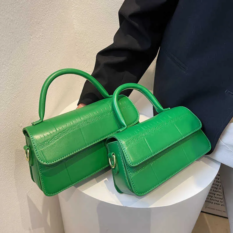 Designer Bag middag festväska 2022 Ny modepersonlighetsstorlek stenmönster yangqi lång handväska axel crossbody kvinnors