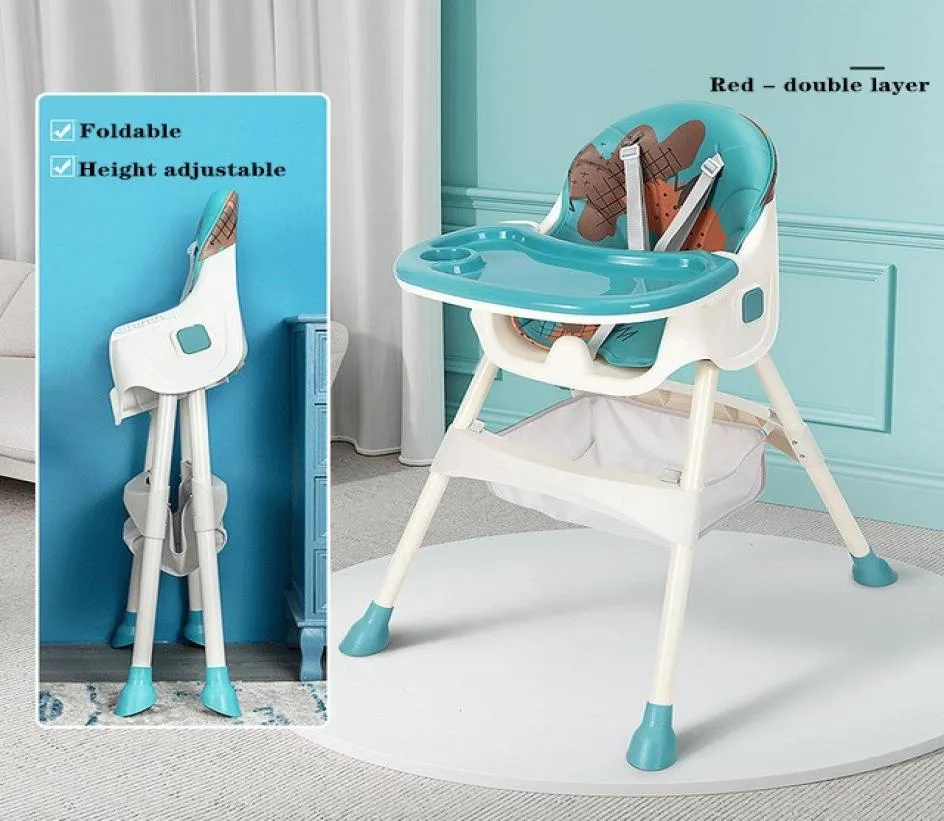 The children039s dining chair is multifunctional foldable portable and adjustable