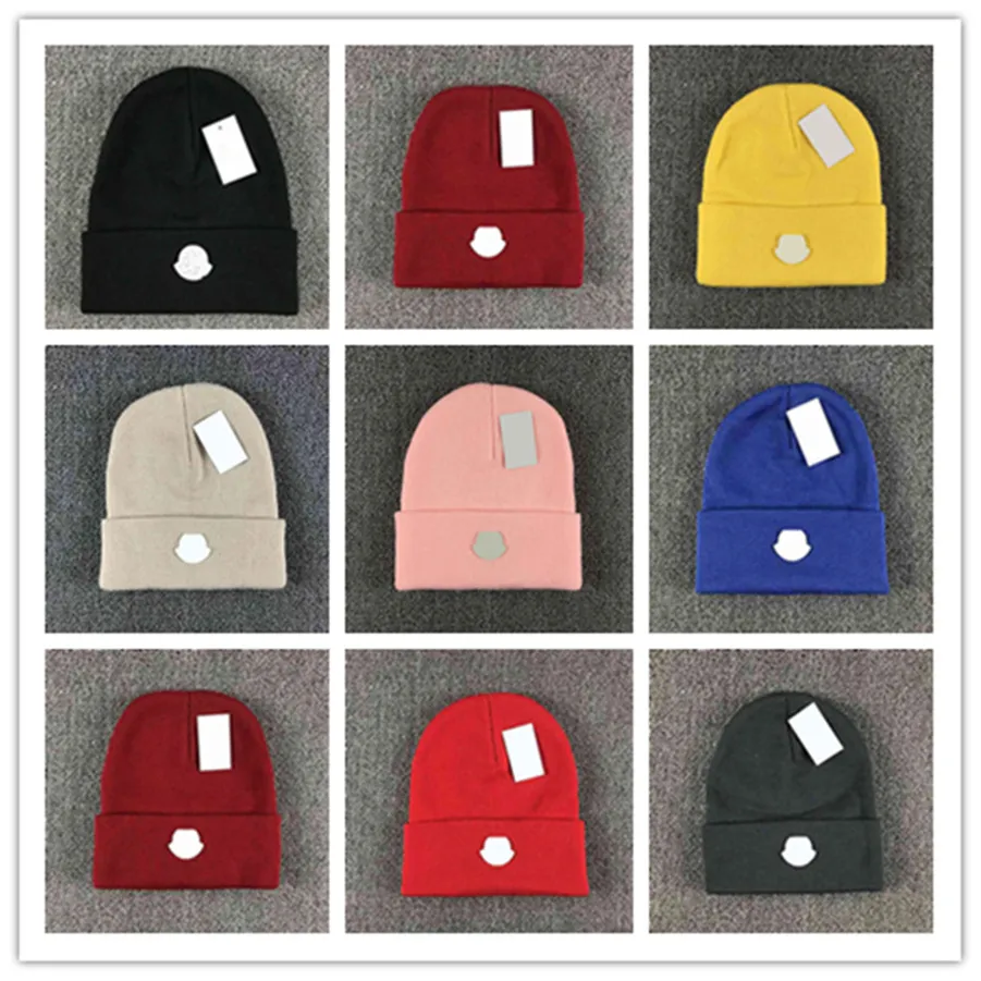 2022 designers Beanie Hat Skull CapWinter unisexe lettres en cachemire Casual Outdoor Bonnet Knit Hats 15Color Warm Multicolor Beanies mode très cool S1