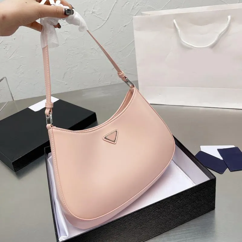 Luxury Designer Womens Cleo Handbag Leather Crescent Shoulder Bag