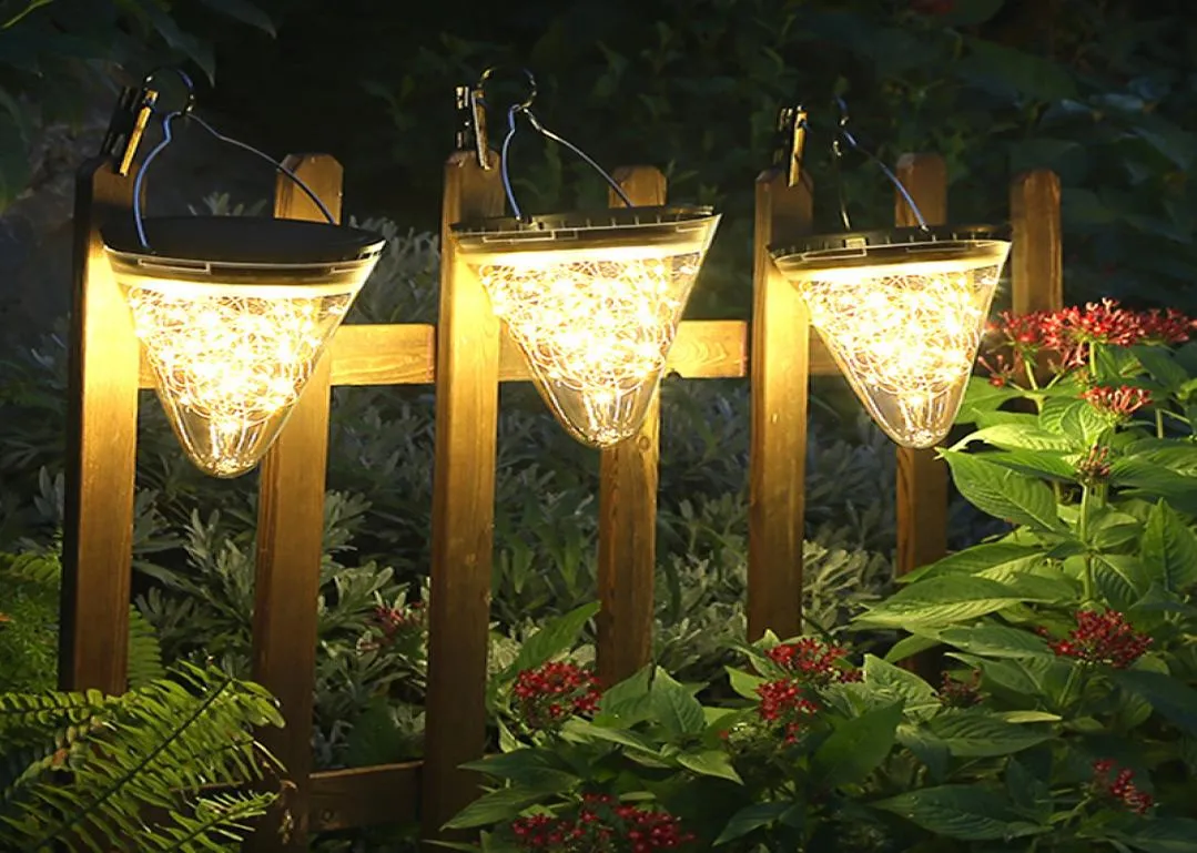 Outdood Solar Lamp Latterns LED Garden wiszące dekoracyjne światła zasilane lub werandy Małżey małżeńskie gameSalgight