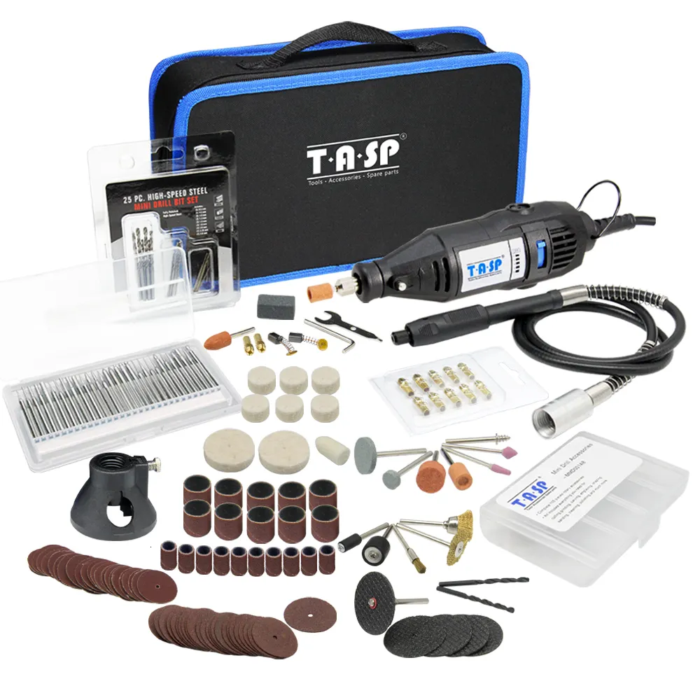 Trapano elettrico 230V 130W Mini smerigliatrice manuale Borsa per utensili rotanti Kit Dremel Style ing Lucidatura Taglio Set di accessori per levigatura 221122