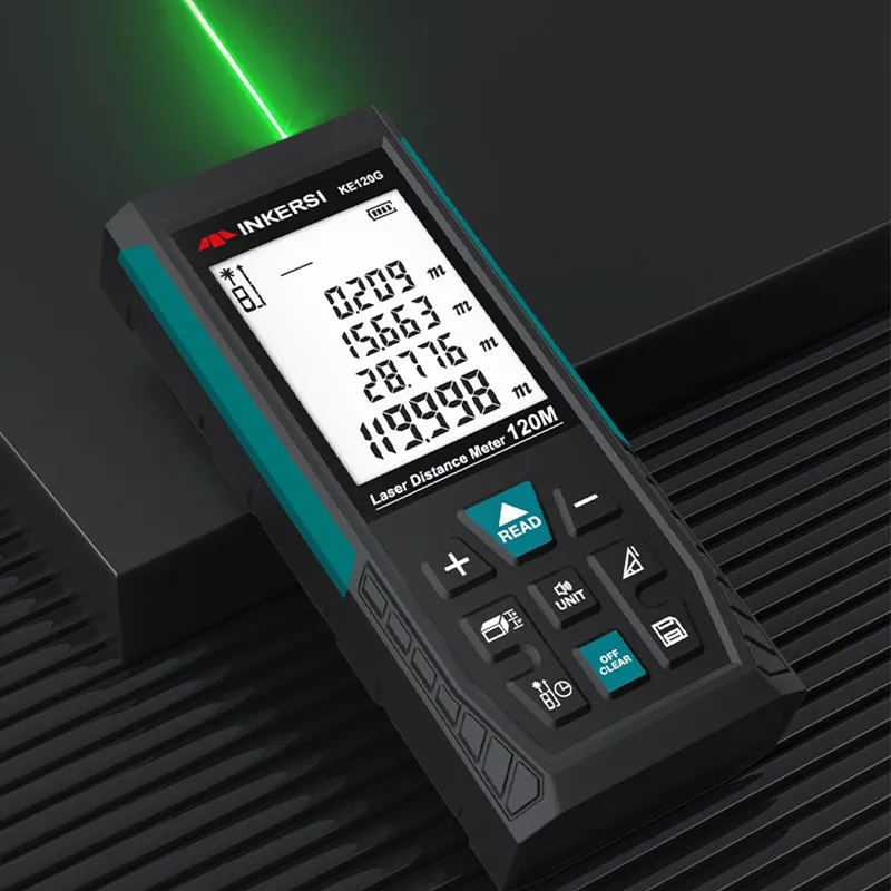 inkersi Télémètre laser numérique 50m, ruban à mesurer, distance