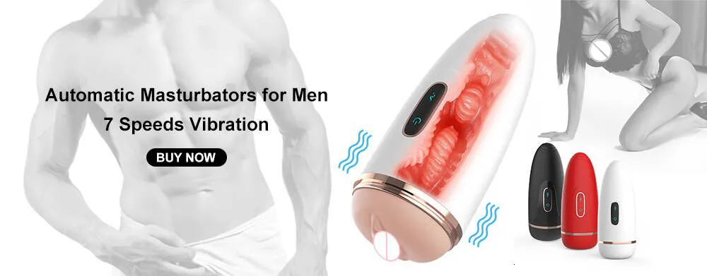 Masturbatori Automatico Masturbatore maschile Coppa Nero 10 Velocità Vibratore Ritardo Trainer Massaggiatore Glande Stimolare 18_voghion.com