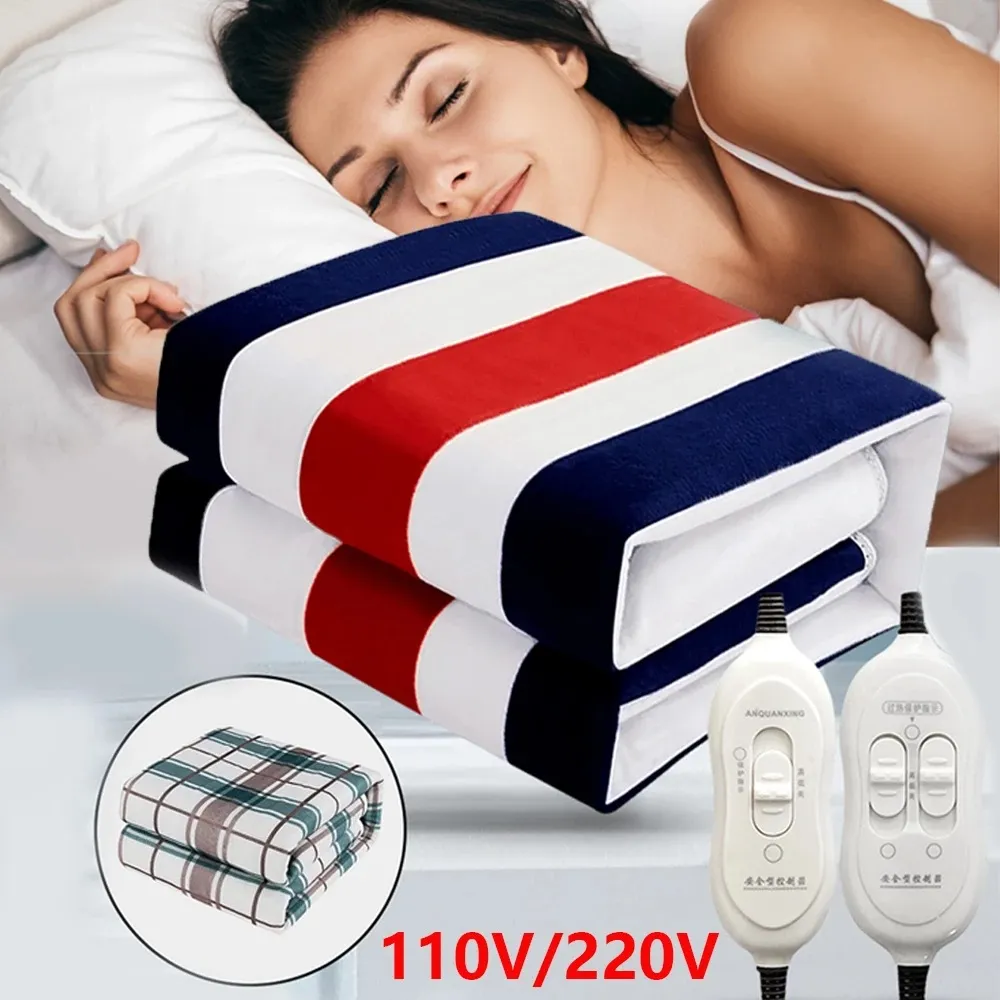 Electric Blanket Double Thickened Heater Double Body Heaters Electrics Blankets Thermostat For Winter Insulation B24