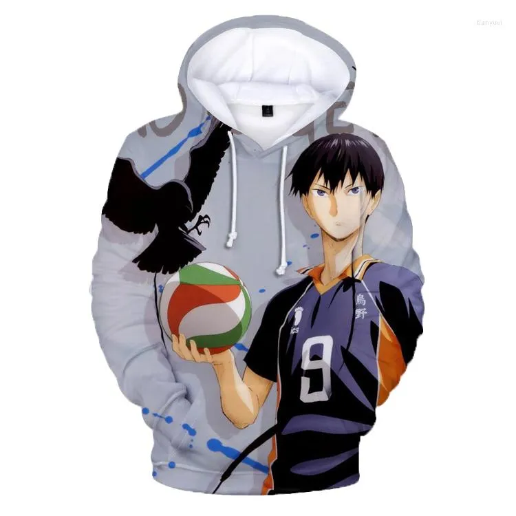Herrtröjor 2022 Kawaii Anime Cartoon Haikyuu 3D Sweatshirt för män Kvinnor Volleyboll Pulloveres Harajuku Long Sleeves Clothes 300