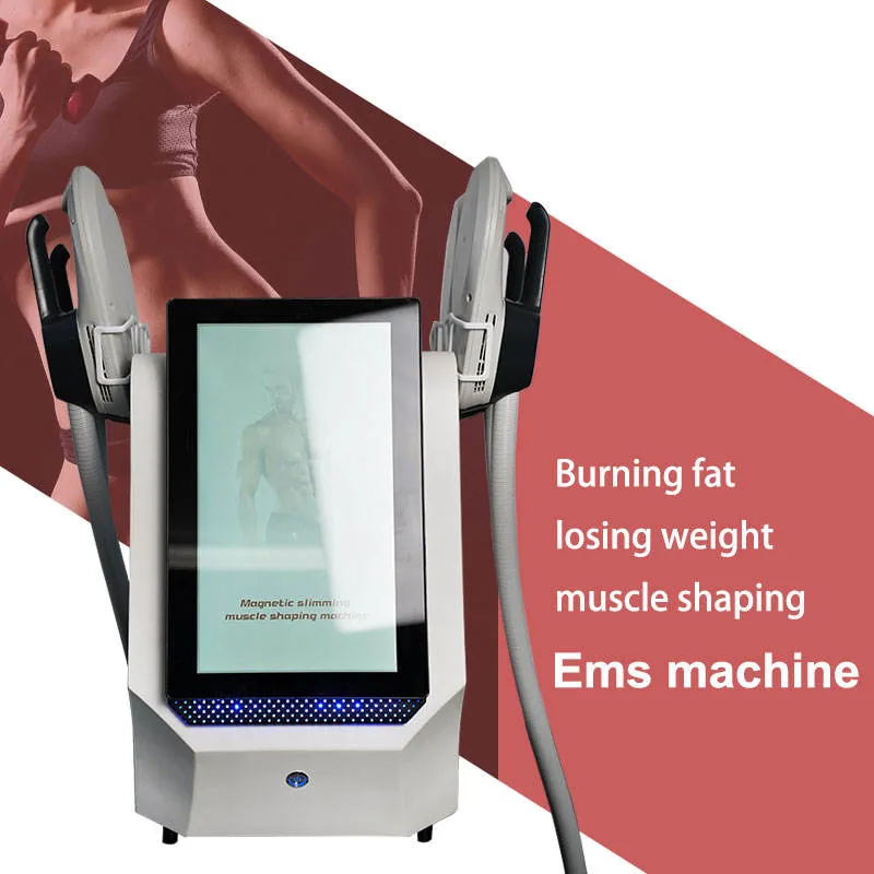 Hi EMS Portable body sculpting machine with 2/4 Handles for