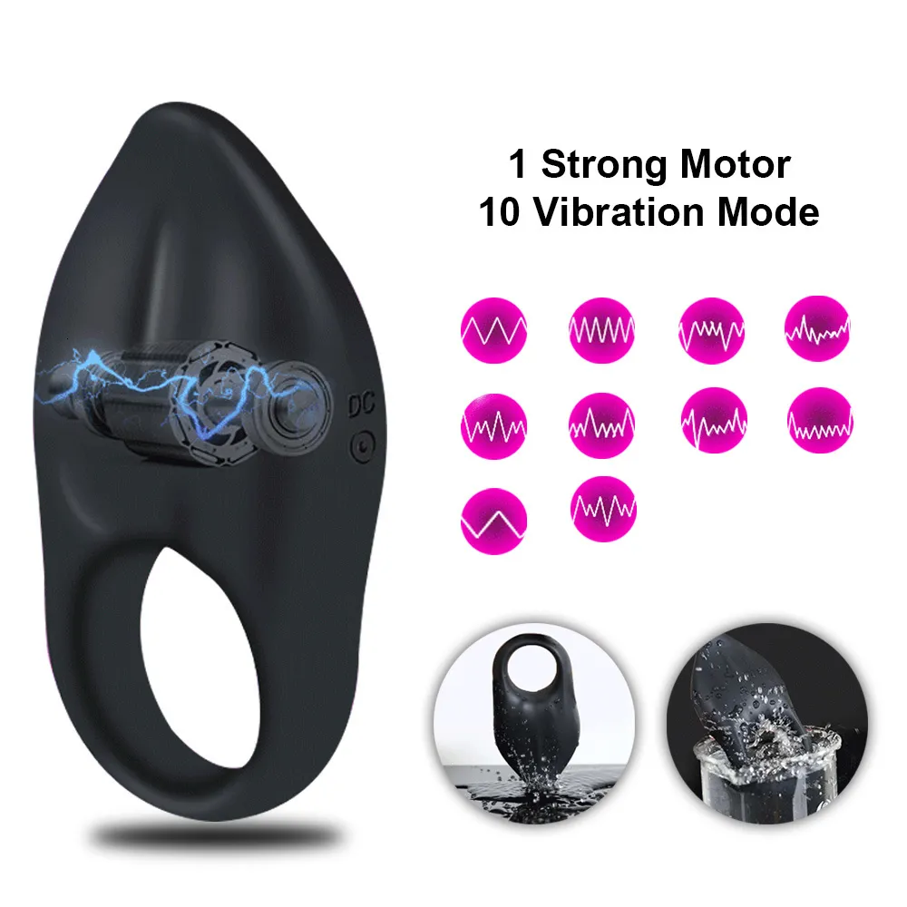 Wireless Remote Control Male Vibrator Ring For Couples Sex Toy_voghion.com