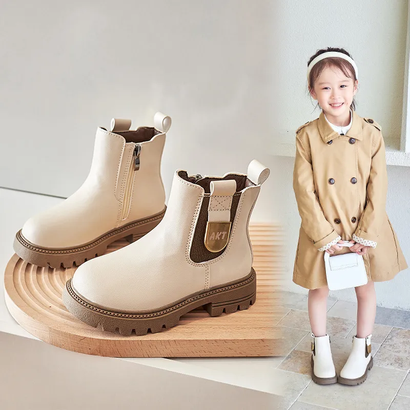 Botas fofas princesas casuais crianças primavera outono all-match não deslizamento japonês de moda japonesa garotas 221122