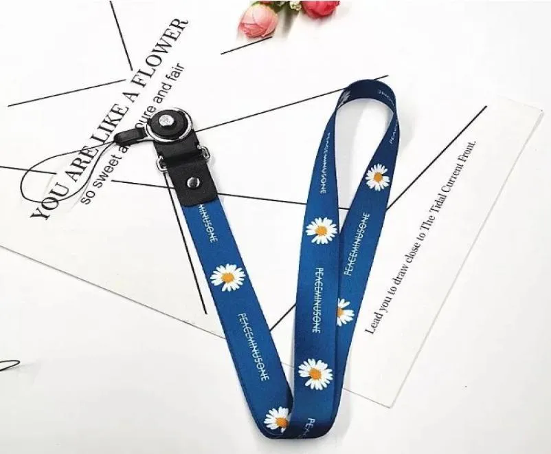 Cute Cartoon keychain Strap Neck straps Lanyards for keys ID Card Pass Gym Mobile Phone USB badge holder DIY Hang Rope Sling