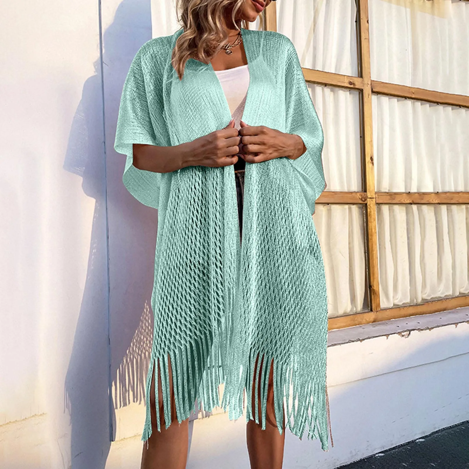 Solid color hotsell kimono cardigan