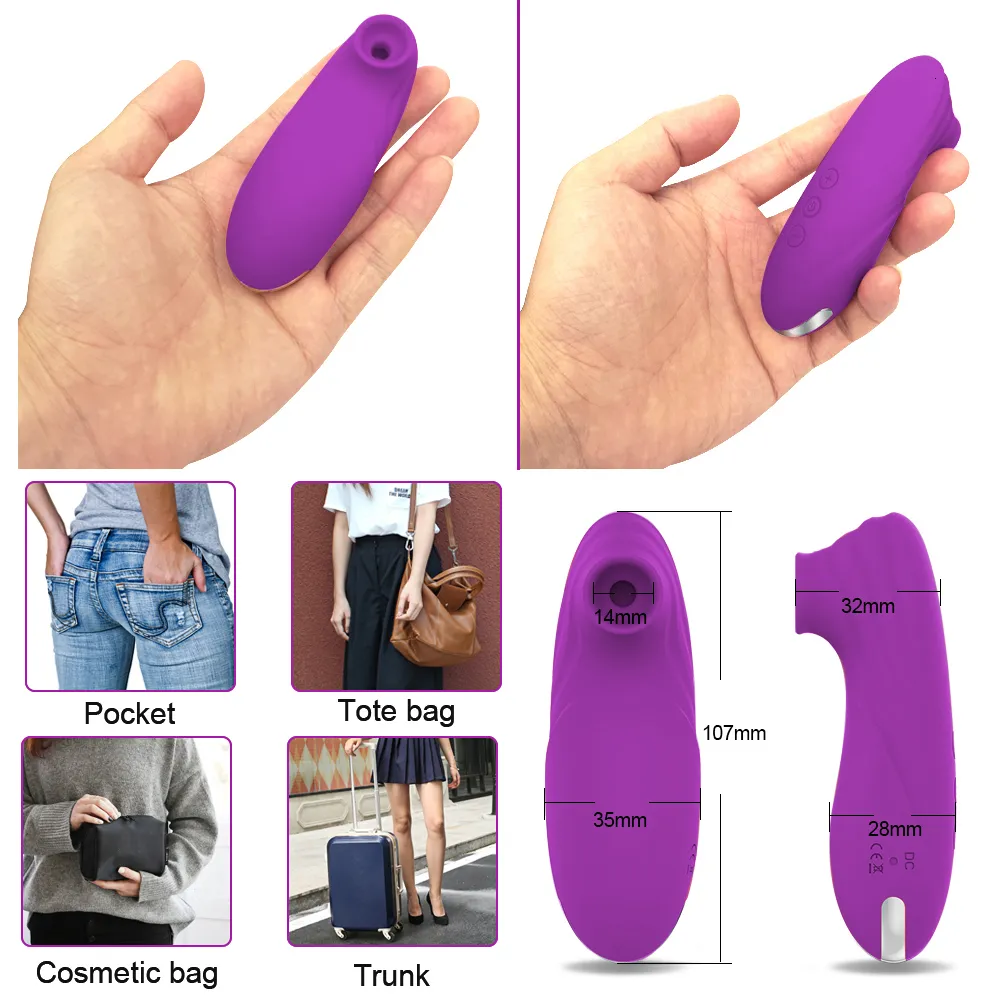 Vibrators Clitoris Sucker Vibrator Female for Woman Nipple Clit Sucking Blowjob Sex Toys Vacuum Stimula_voghion.com