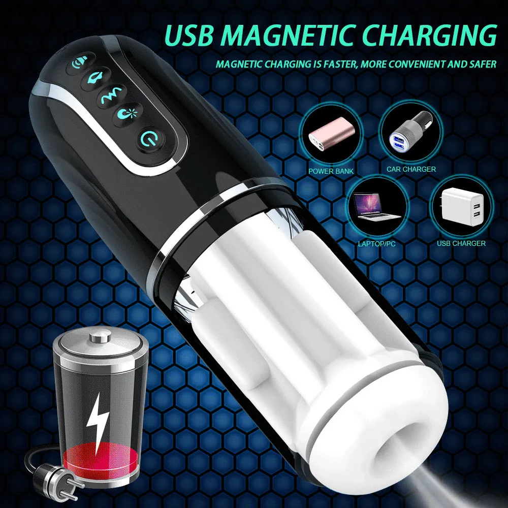 Automatic Masturbator For Men Sucking And Vibrating Sex Toy_voghion.com