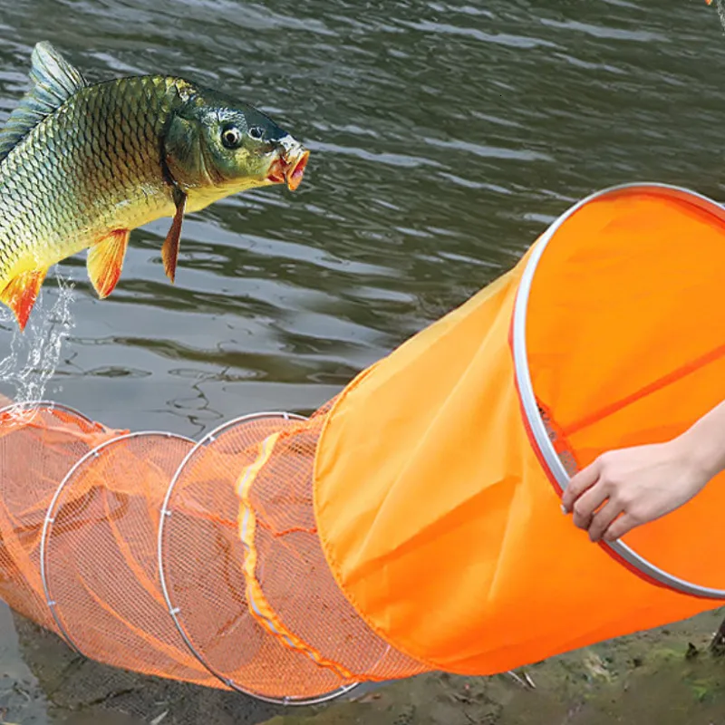 Acessórios de pesca malha de rede de aço inoxidável de aço de anel duplo impede a engrenagem de peixe pendurada 221124