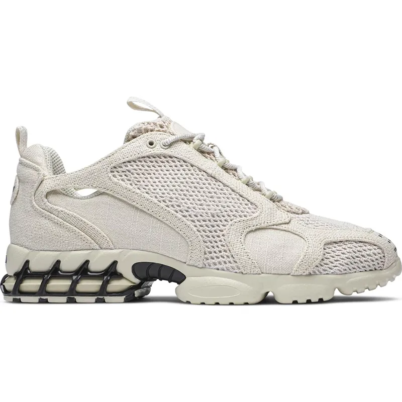 Spiridon Caged Sneakers Triple White University Blue Track Red