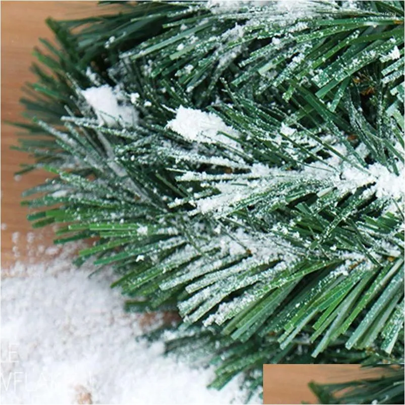 Christmas Decorations Christmas Decorations Bag Plastic Scene Props Supply Children Gift Diy Dry Snow Powder Globe Kit Artificial De Dhmpg