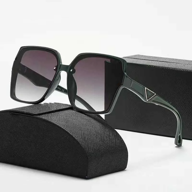 Óculos de sol Óculos de sol Designer de moda projeta óculos de sol para homens e mulheres unissex marca óculos praia polarizada UV400 preto verde e branco cor alta