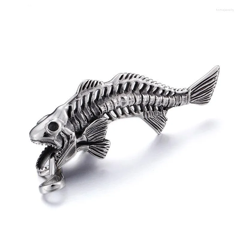 Pendant Necklaces Stainless Steel Men 's Jewelry Retro Titanium Fish