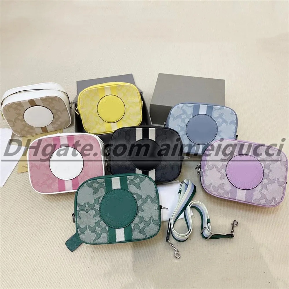 أعلى حقيبة قماش من الجلد الطبيعي لقطة شاشة مصمم الأزياء Ladie Handbag الشهيرة Mini Camera Small Crossbody Bags Women Luxury Shoulder Bags Messenger