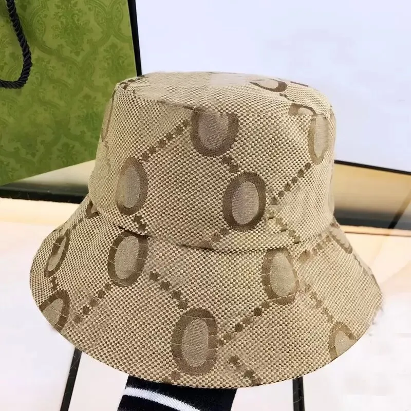 Moda litera wiadra konta designerskie kobiety rybak sunhat sport na zewnątrz czapki piesze chapau dżinsy czapki fedora g dopasowany czapek top