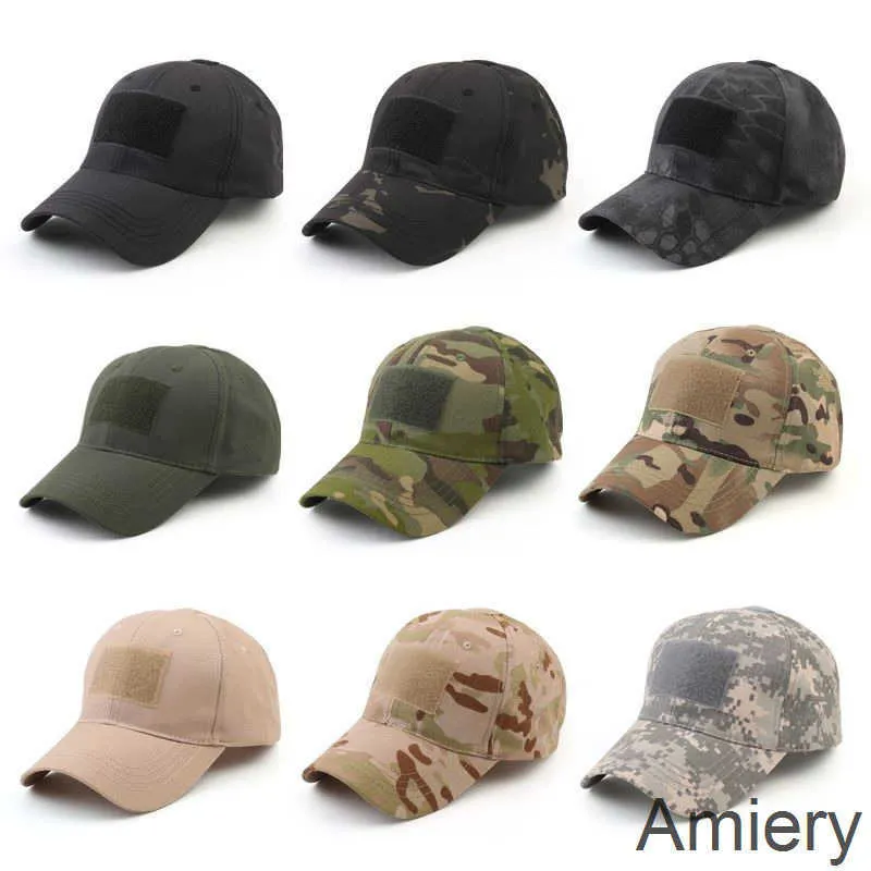 Militaire fans Outdoor Cap Baseball Cap verstelbare hoed heren unisex camouflage sport caps cap reizen zon