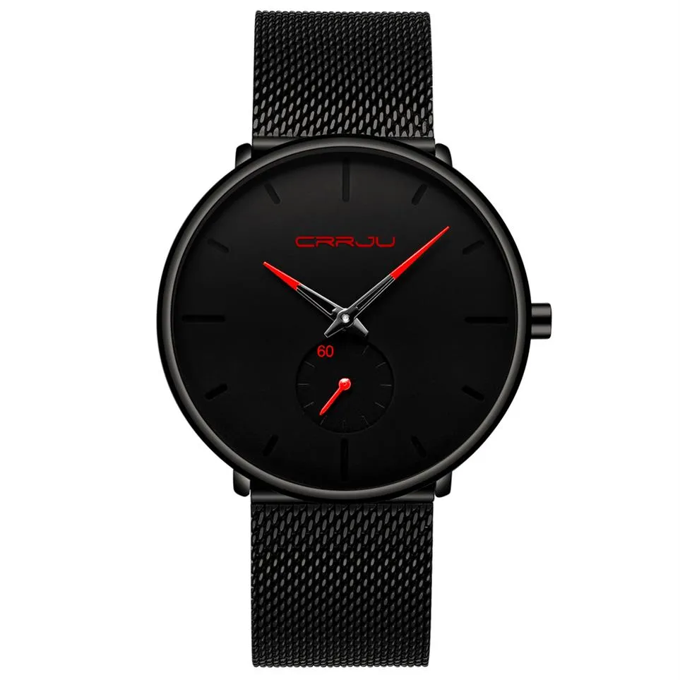 2020 модные мужские часы смотрят лучшие роскошные Quartz Watch Men Casual Slim Steel Steel Waterpronation Sport Watch 252T