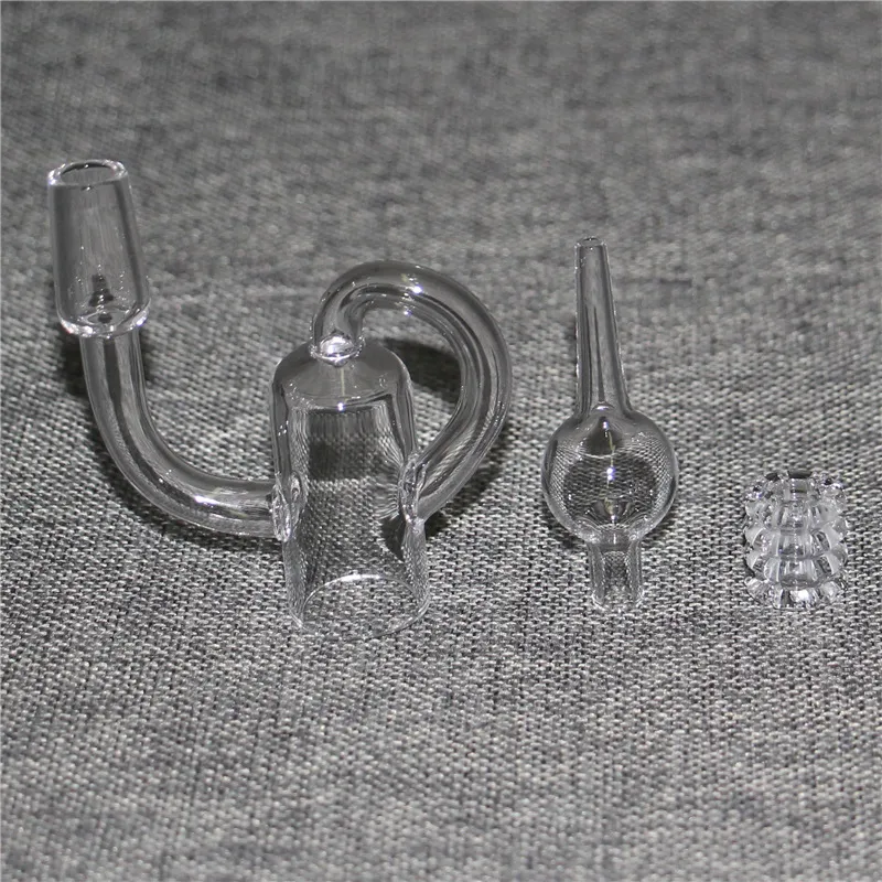 Rökningsset kvarts diamant knut loop banger nagelolja knut återvinnare kolhydrat insert skål 10mm 14mm 19mm manlig kvinna för vattenrör glas askfångare dabber verktyg