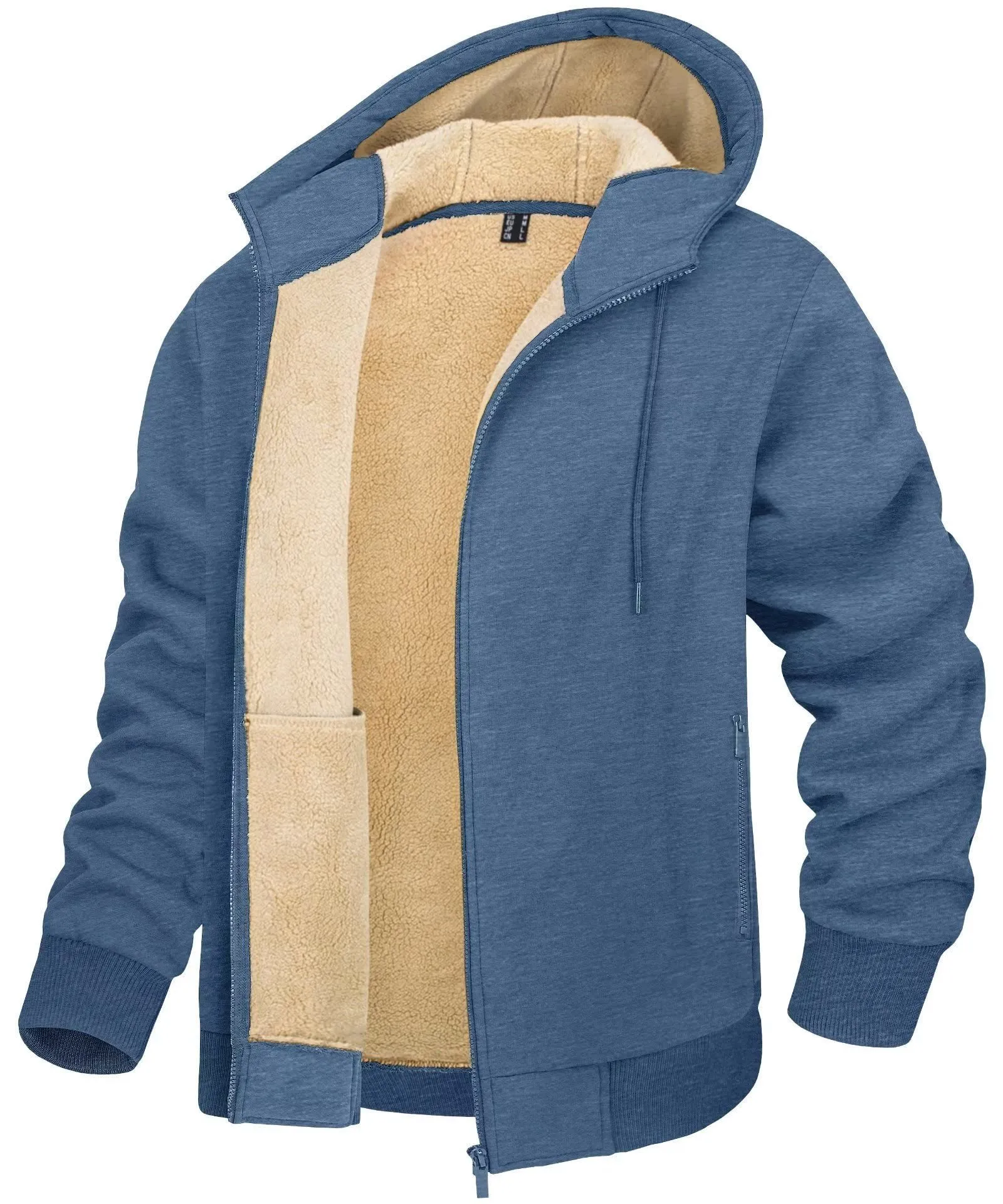 Mens sherpa fleece lined cheap hoodie