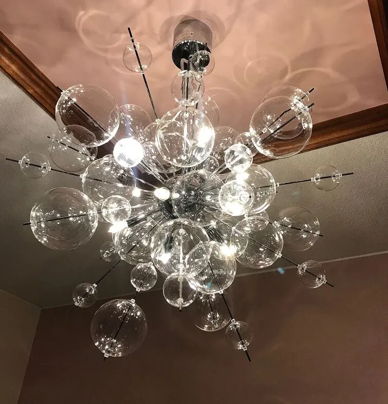 Nordique LED oursin pissenlit lustre éclairage moderne suspension luminaire pour Restaurant décor à la maison G9 110 V 240 V