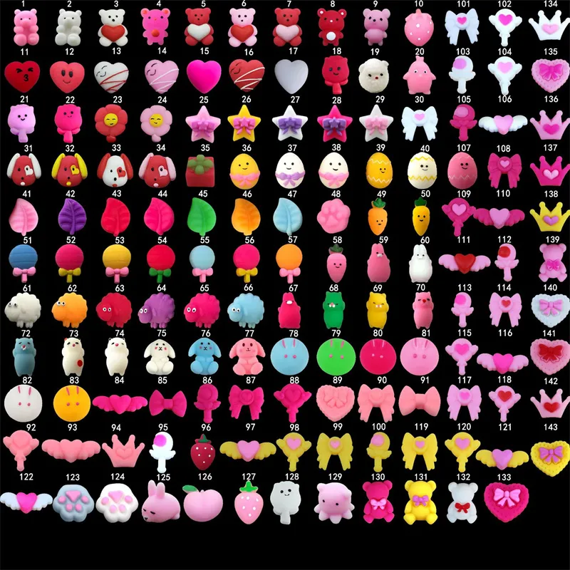 Mochi Squishy Party Toy Individually Wrapped Animal Fruit