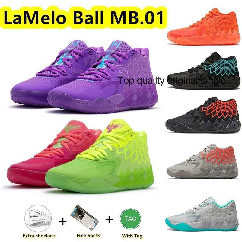 MB 1 Rick and Morty Basketball Shoes Lamelo Ball Shoe Rock Ridge Red Queen City ليس من هنا Lo Ufo Buzz City Black Blast Mens Trainers