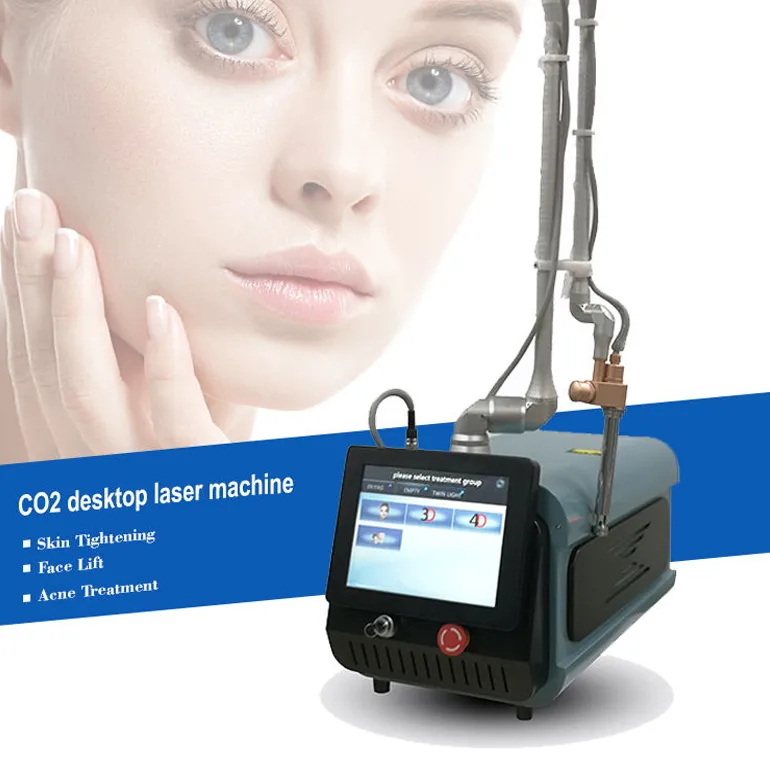 Portable CO2 fractional laser vagina rejuvenation machine acne wrinkle removal treatment 10600NM 60w
